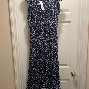 BB Dakota Navy Floral Dress